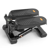 Home Office Exercise 330LBS Capacity Mini Stepper With Resistance Bands And LCD Monitor